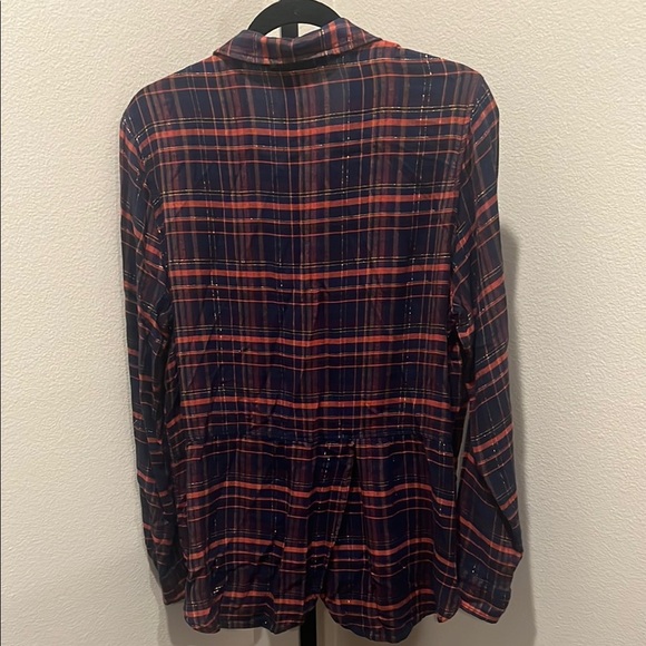 Lucky Brand Dark Plaid Shirt - Picture 3 of 3